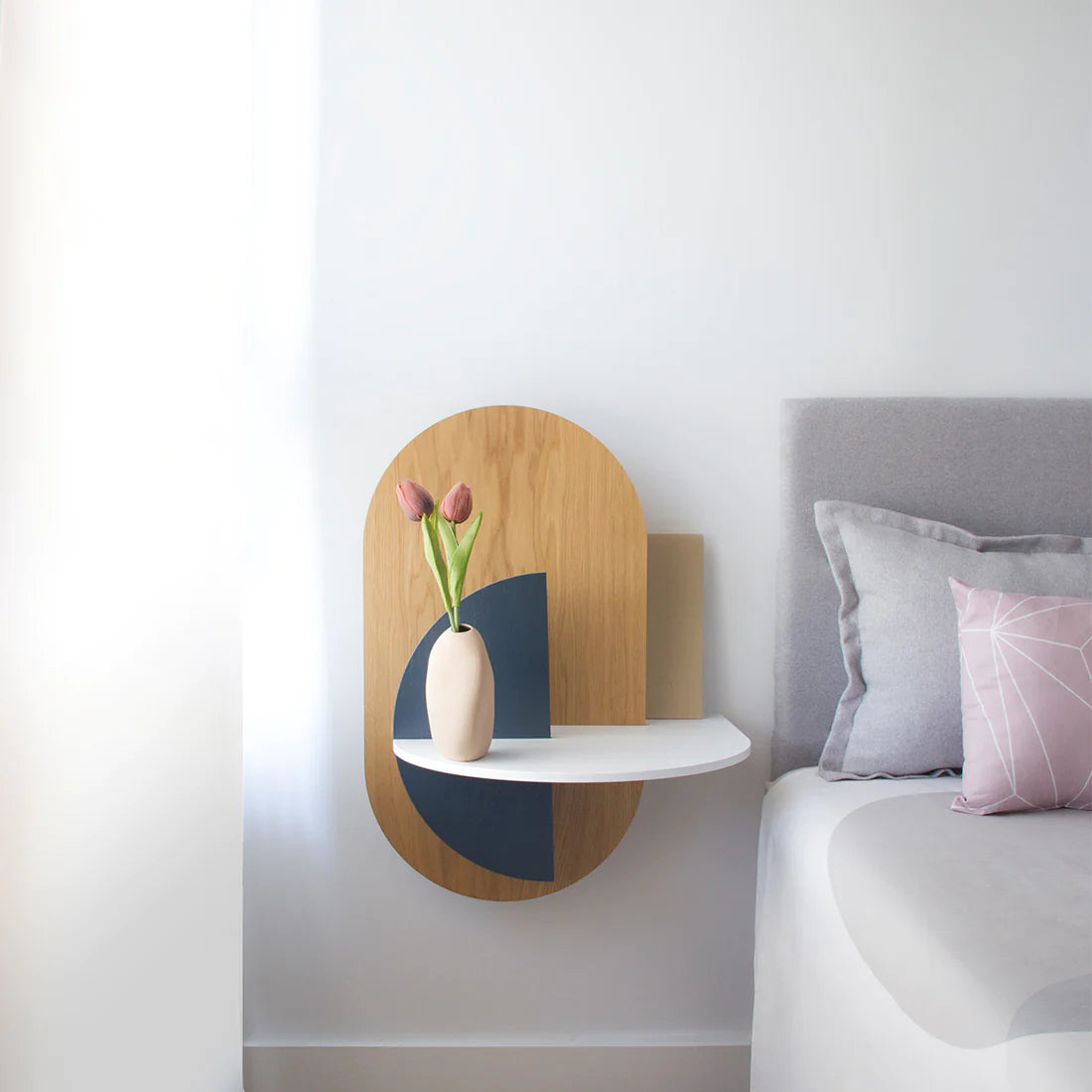 1 Alba L nightstand oval moon oak blue white scene bedroom 01