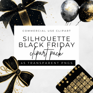 Silhouette Black Friday Clipart Pack 1